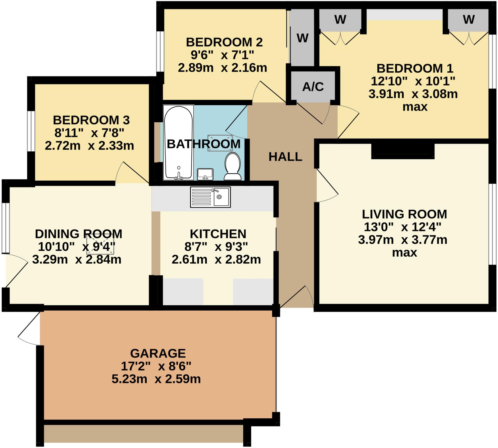 Tor View, Tregadillett, Launceston, Cornwall, PL15 floorplan