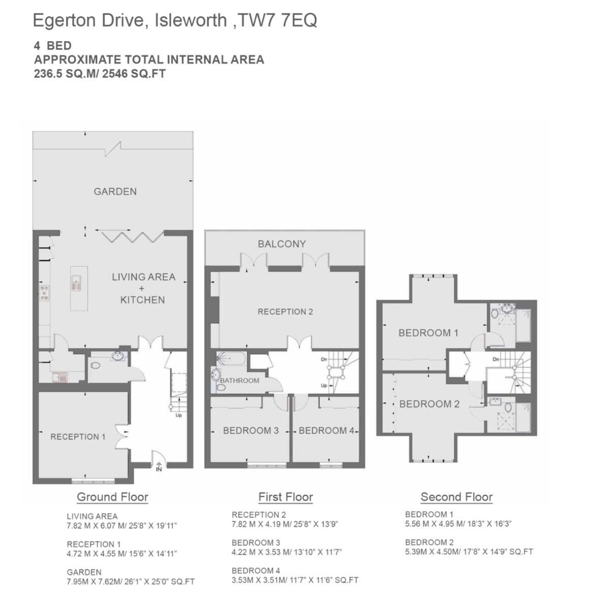 Egerton Drive, Isleworth, TW7 floorplan