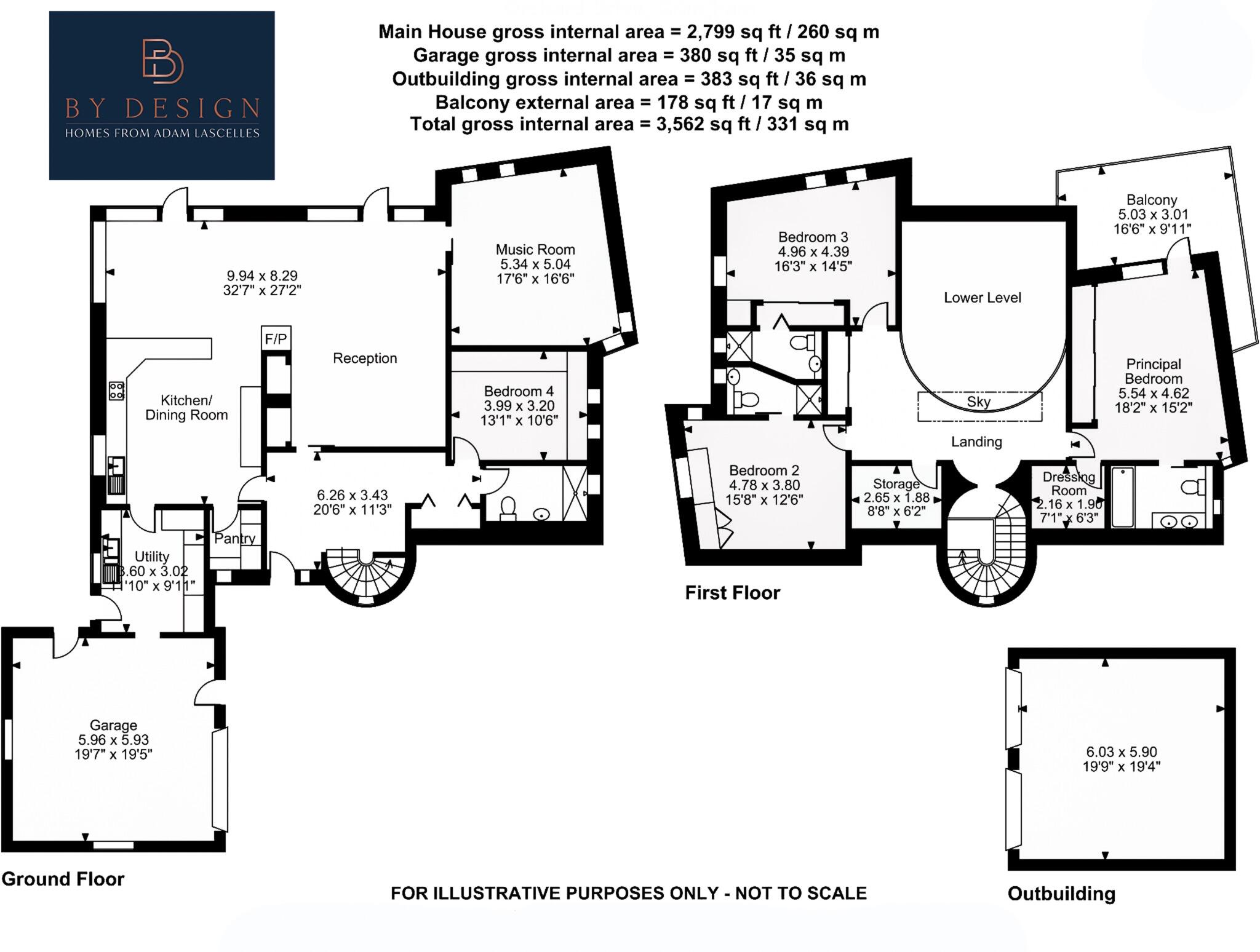 Orchard Drive, Caythorpe, Grantham, Lincolnshire, NG32 3FF floorplan