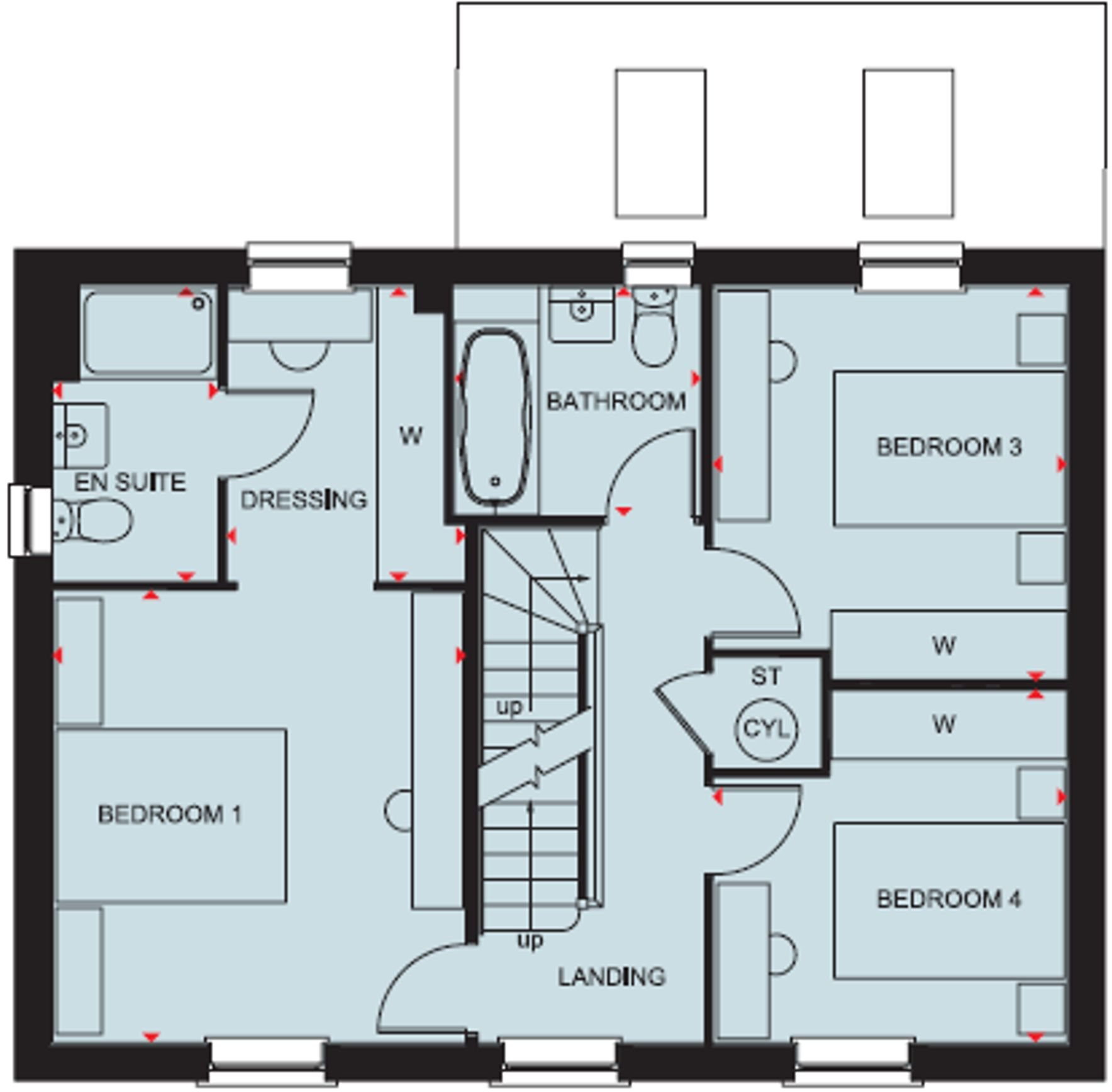 Plot 124 Heritage Grange, Banbury Road, Upper Lighthorne, CV33 floorplan