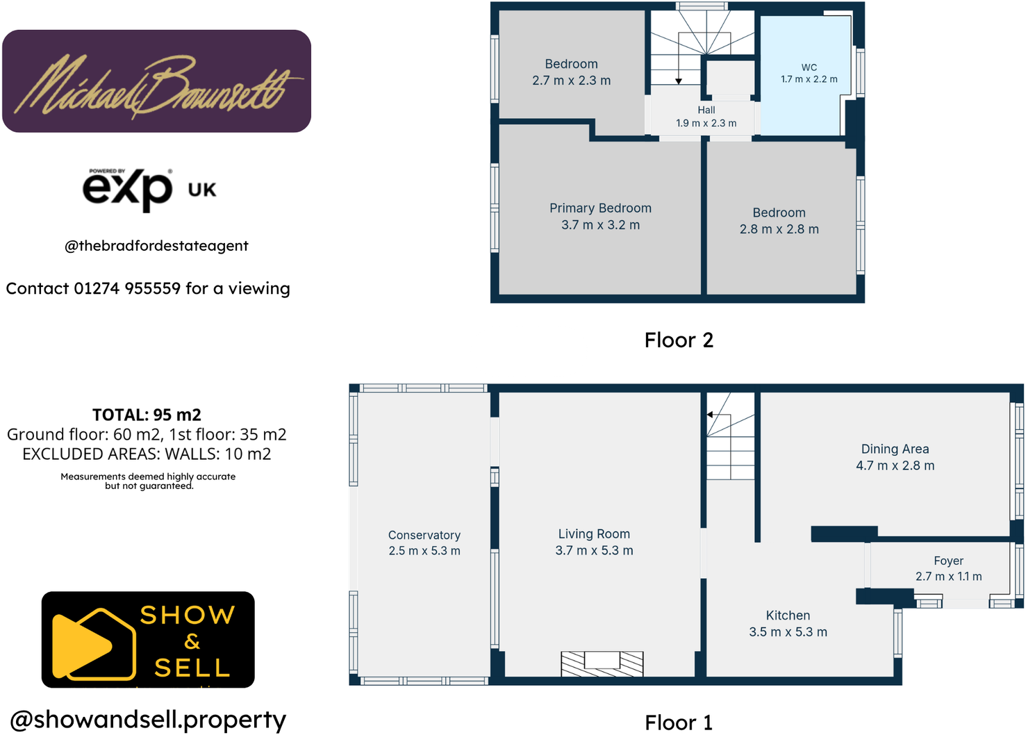 14, Ullswater Drive, Bradford, BD6 2TE floorplan