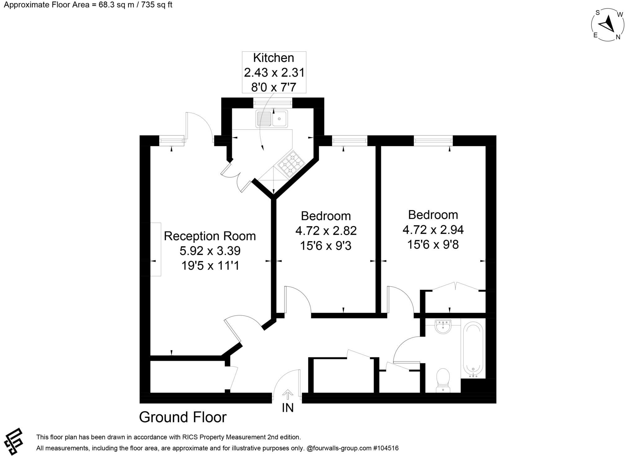 Austen Court, Winchmore Hill floorplan