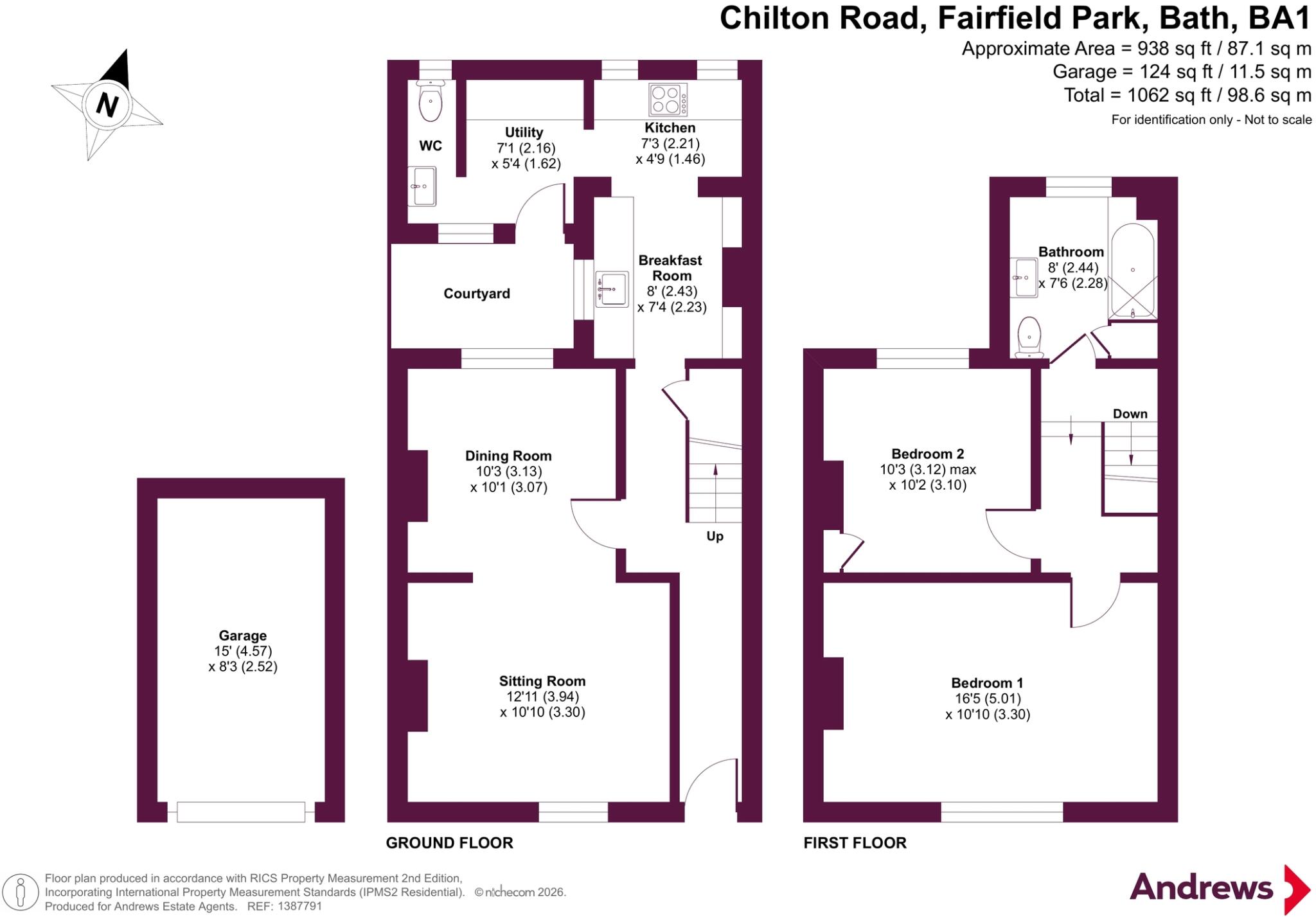 Chilton Road, Bath, Somerset, BA1 floorplan