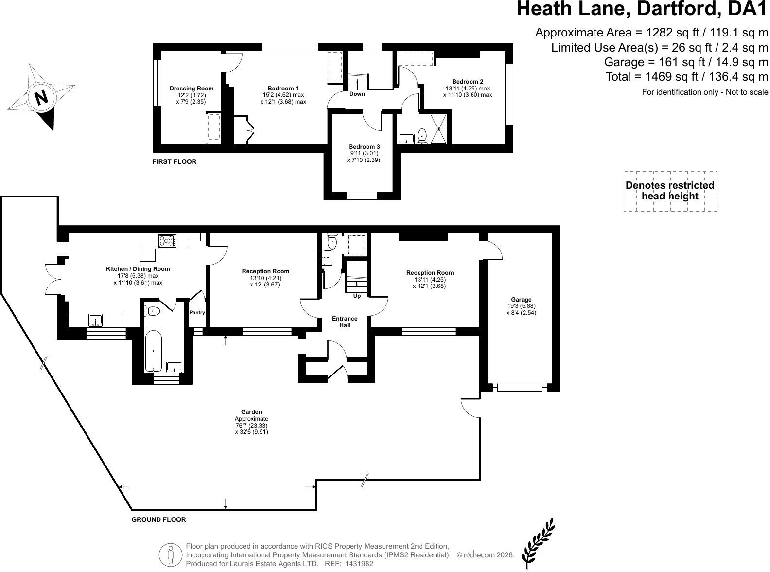 Heath Lane, Dartford, Kent, DA1 floorplan