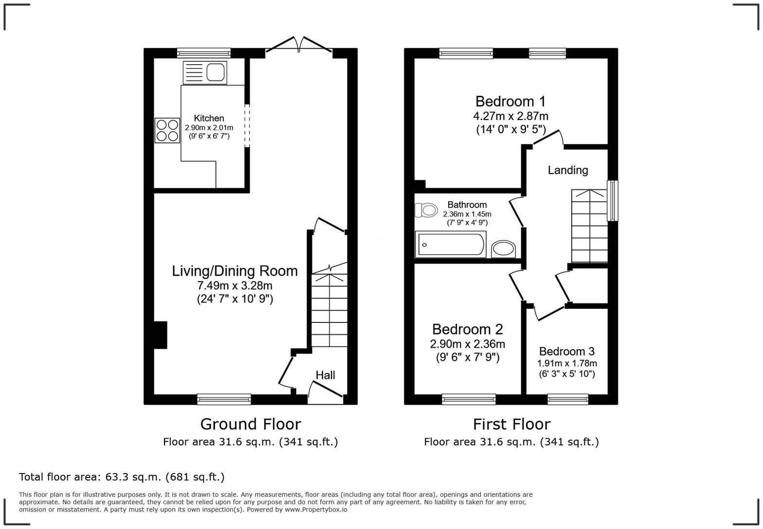 Maythorn Drive, Cheltenham, Gloucestershire floorplan