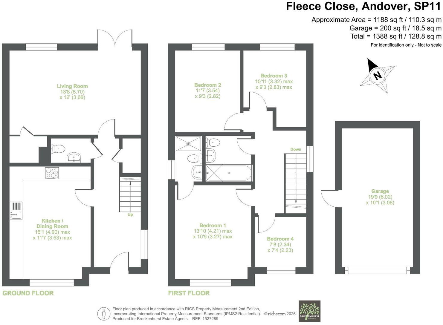 Fleece Close, Andover, SP11 6UP floorplan