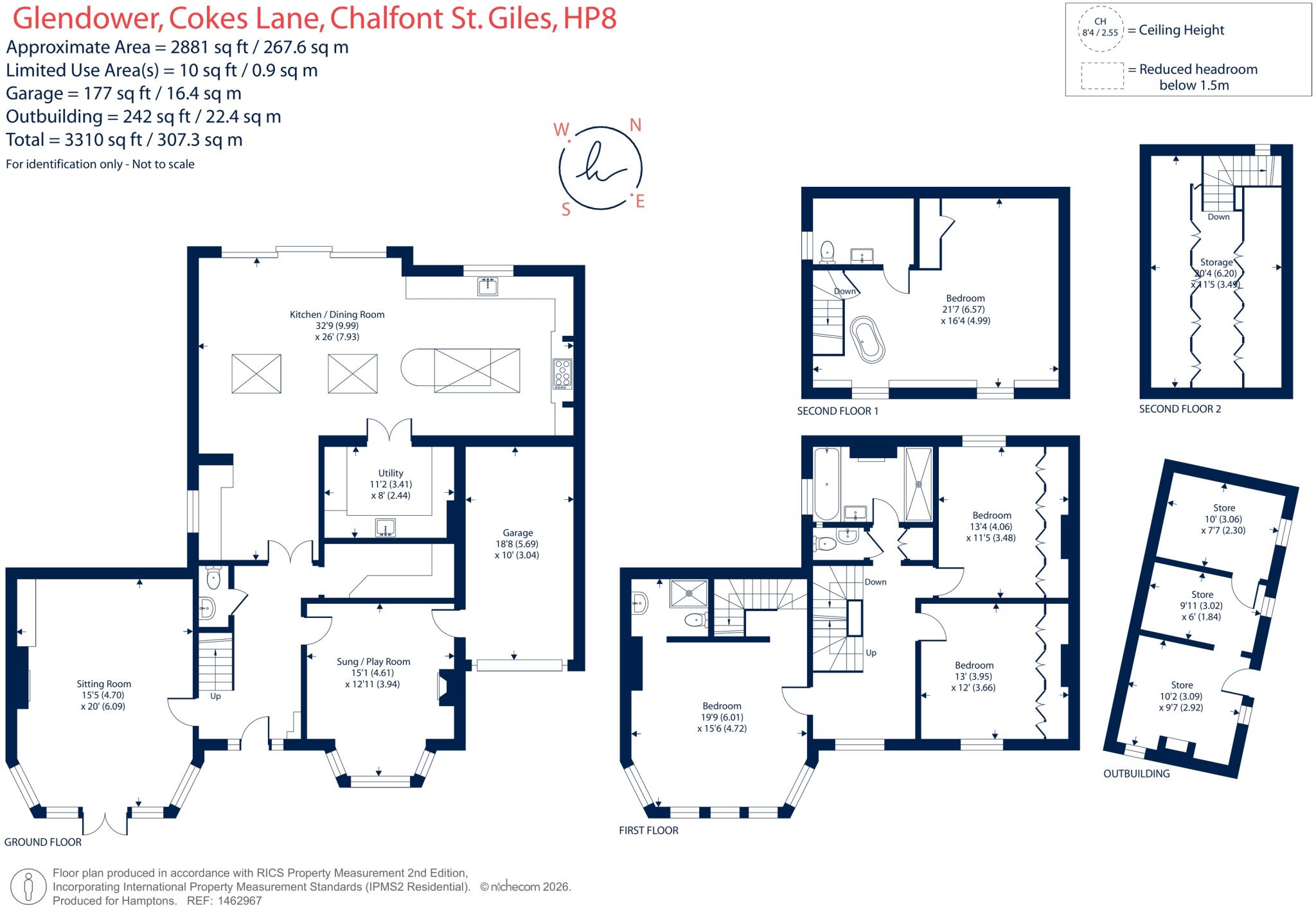 Cokes Lane, Chalfont St. Giles, HP8 floorplan