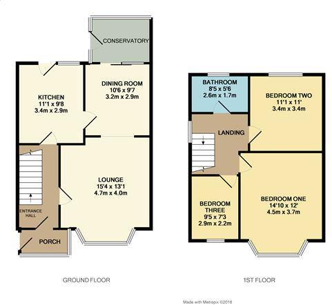 Plumpton Avenue, Blackpool, FY4 3RB floorplan