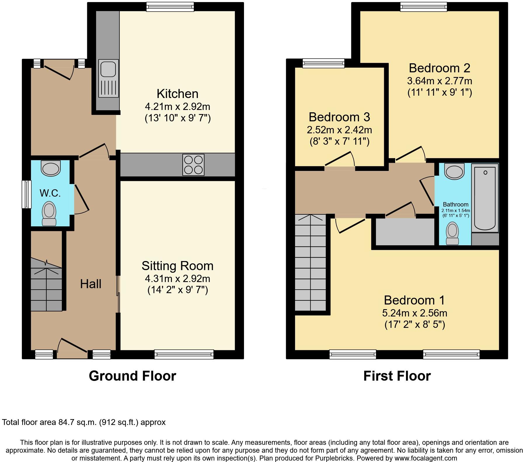 Constance Street, Buckingham, MK18 floorplan