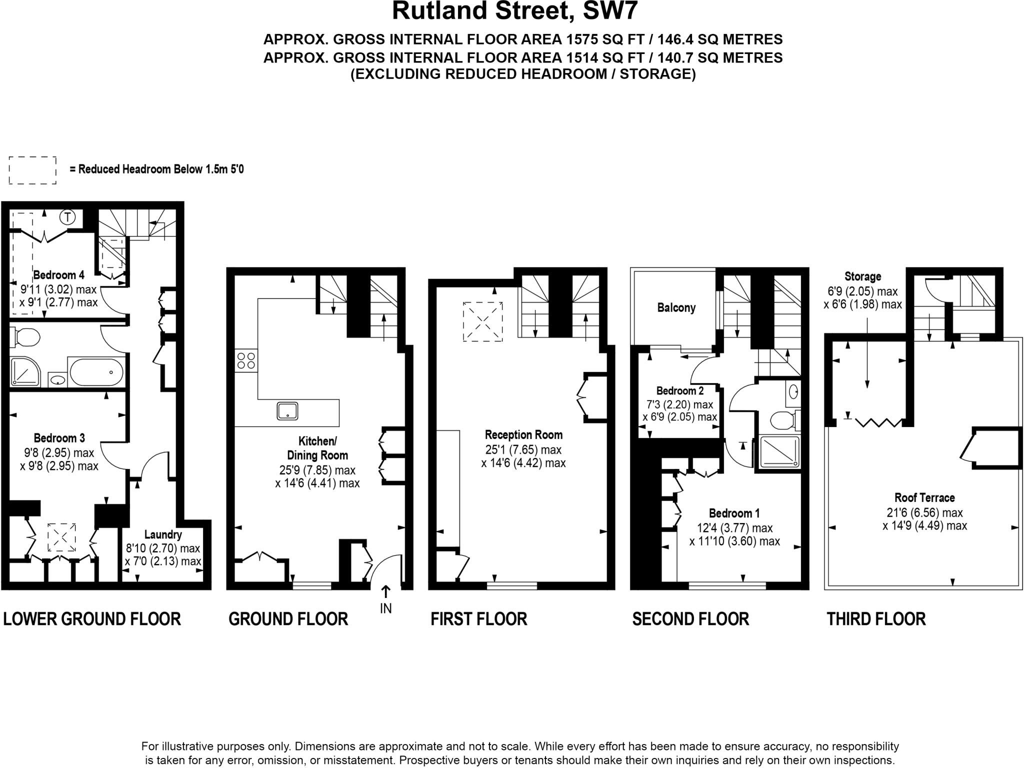 Rutland Street, Kensington And Chelsea, London floorplan