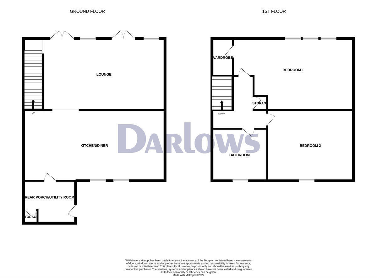 Bryn Coch, Beaufort floorplan