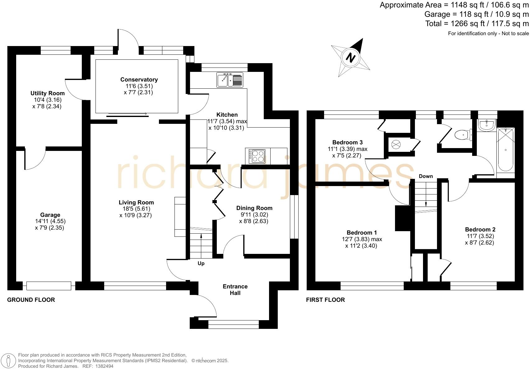 Redlands Close, Highworth, Swindon, SN6 floorplan
