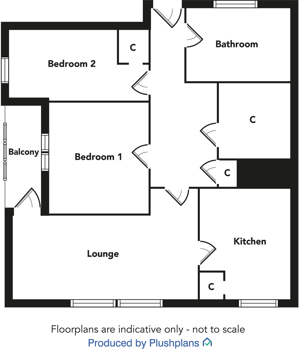 Simpson Heights, Drygate, Glasgow, Glasgow City floorplan
