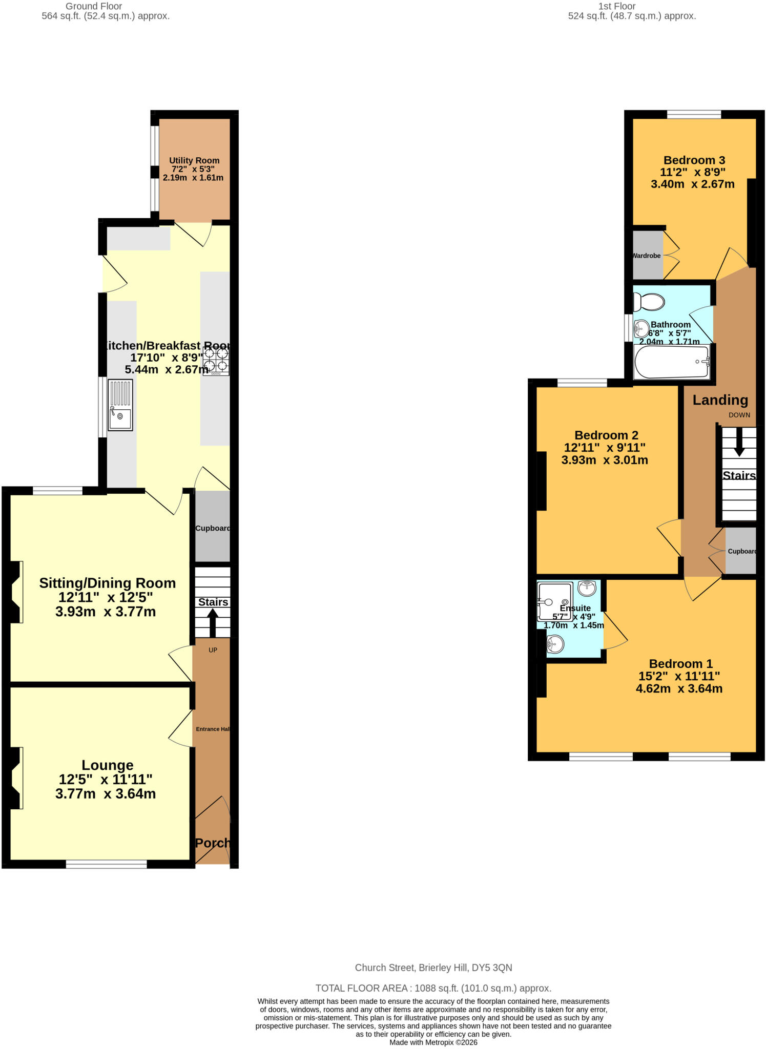 Church Street, Brierley Hill, DY5 floorplan