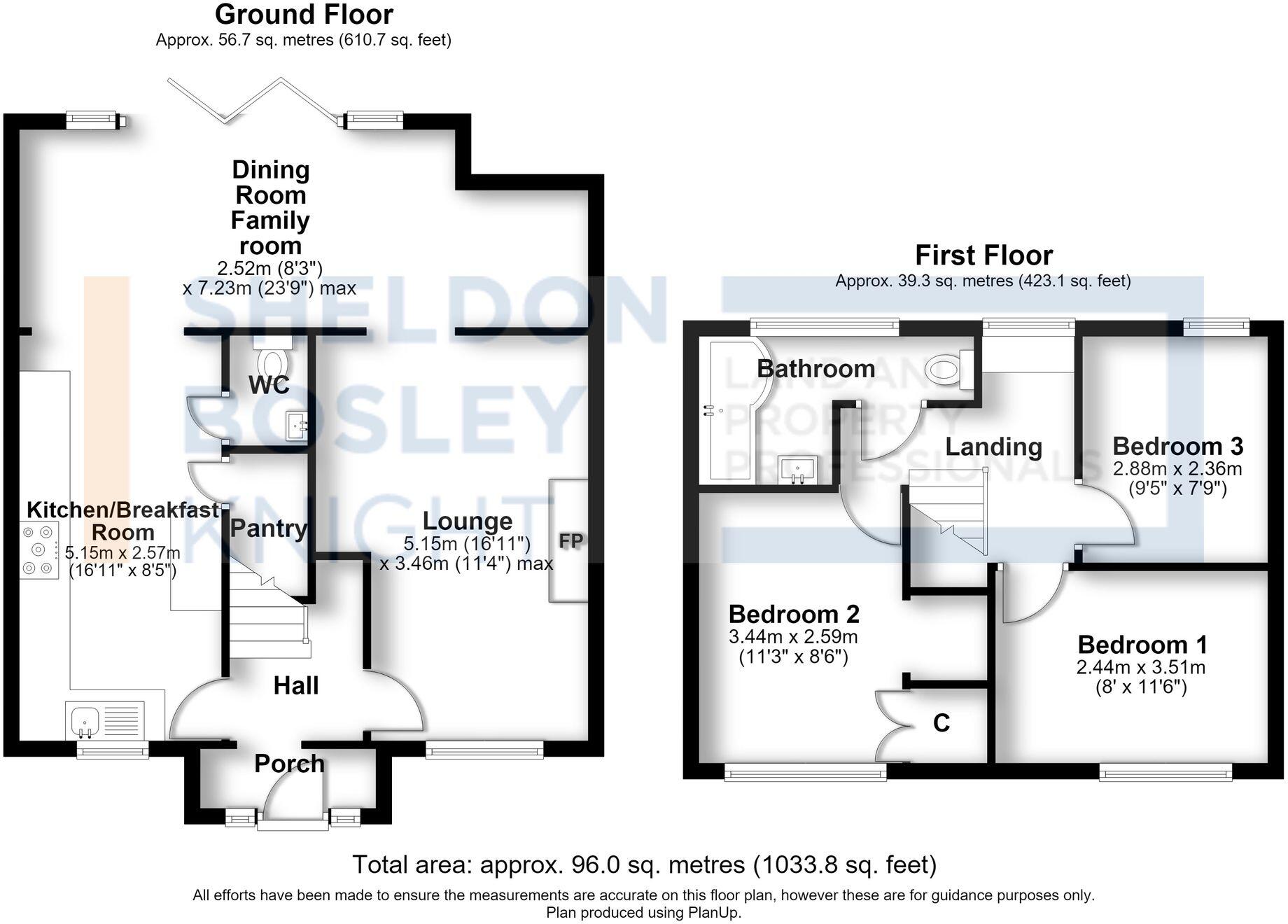 Titheway, Middle Littleton, WR11 floorplan