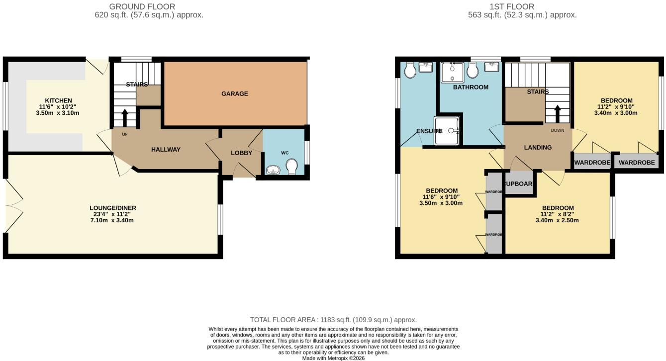 Frithwood Drive, Dronfield, Derbyshire, S18 floorplan