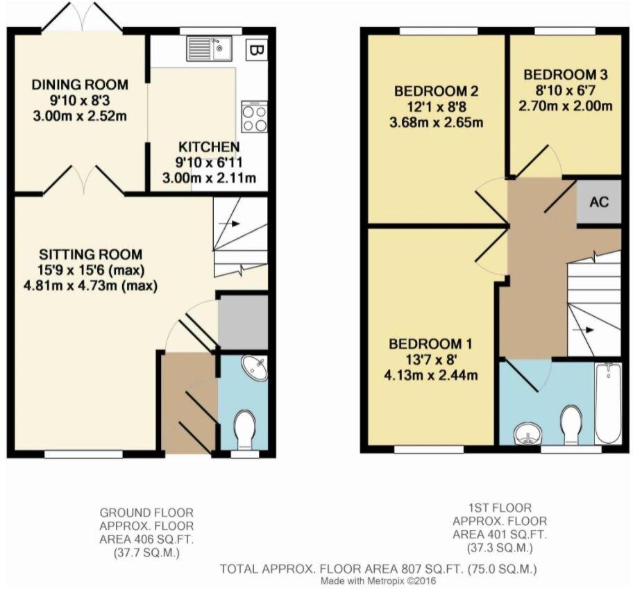 Massingham Park, Taunton, TA2 floorplan