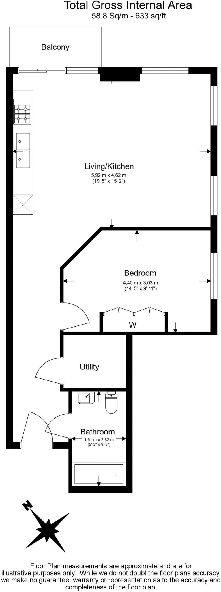 North Wharf Road, Paddington, W2 floorplan