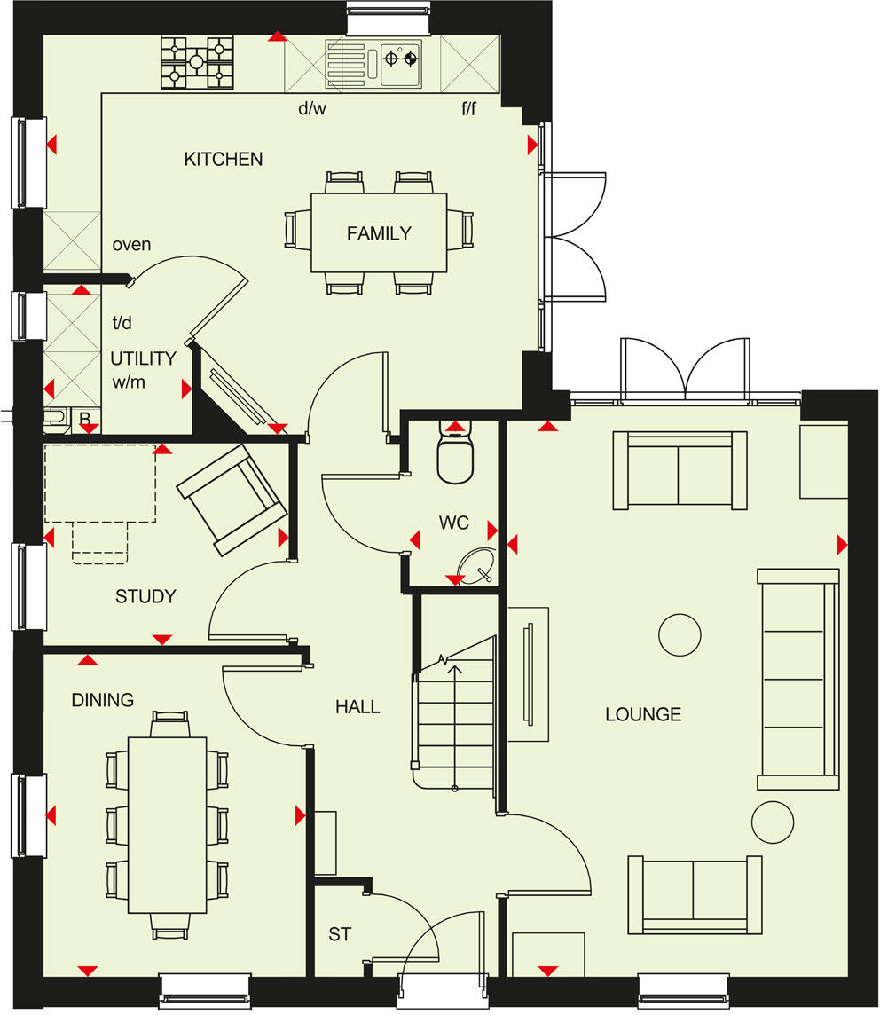 Waldens Way, Wigston, Leicester, Leicestershire, LE18 3AE floorplan