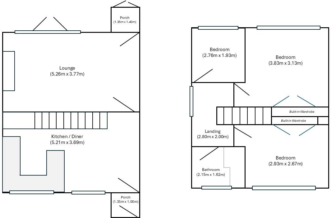 Ashford Drive, Sacriston, Durham floorplan