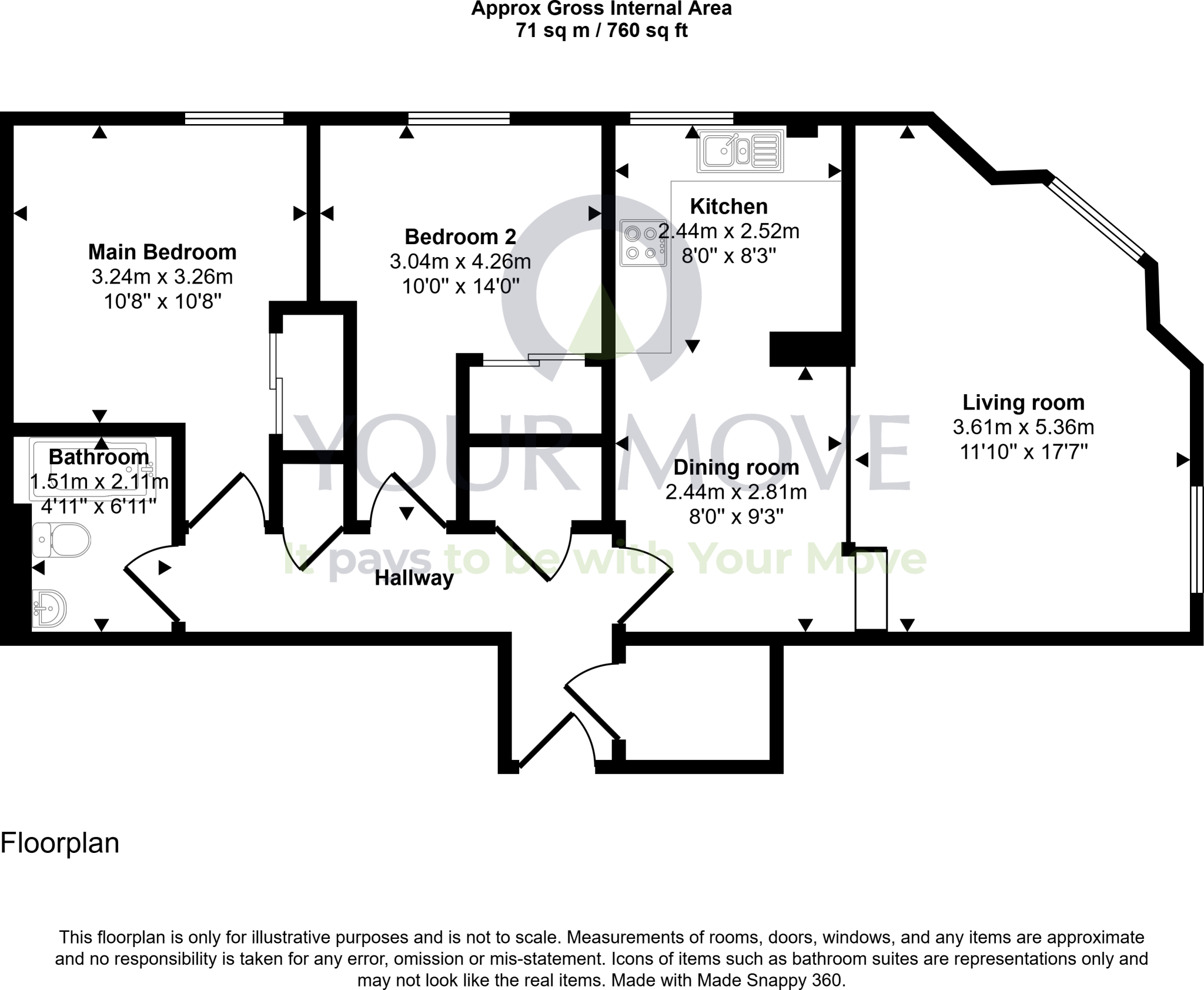 Exchange Court, Exchange Street, Dundee, Angus, DD1 floorplan
