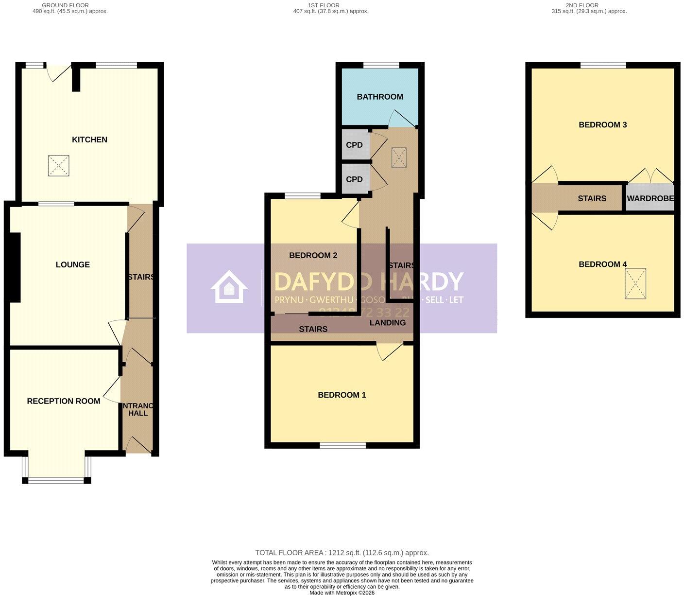 High Street, Llanberis, Caernarfon, Gwynedd, LL55 floorplan