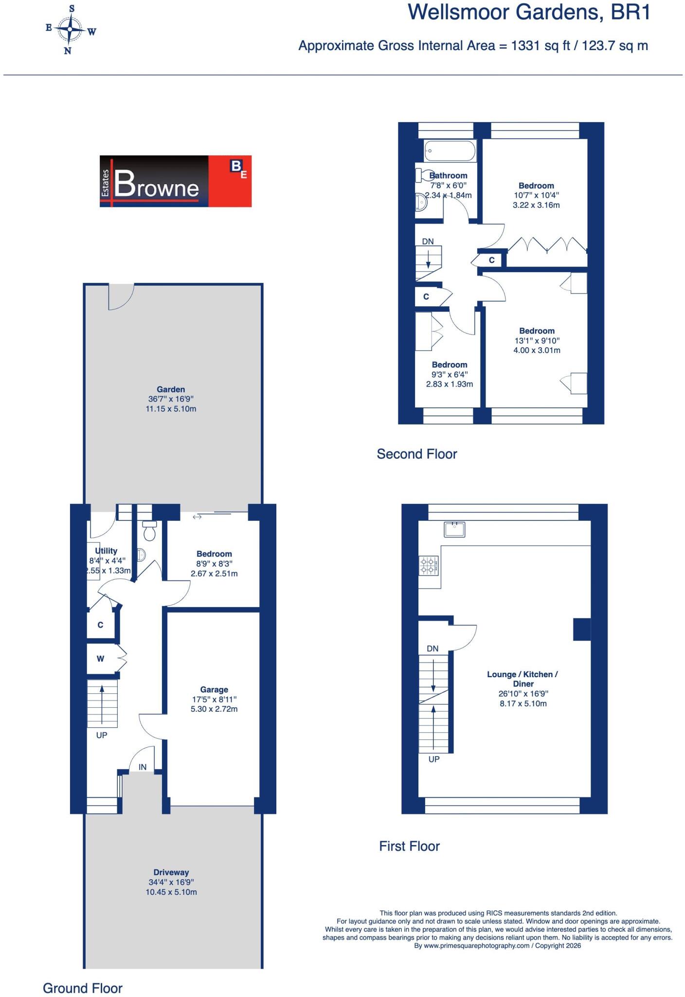 Wellsmoor Gardens, Bromley floorplan