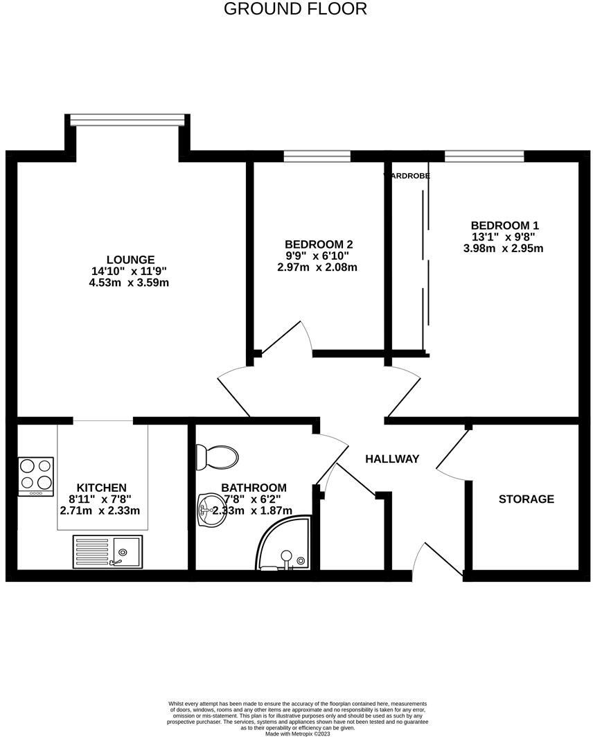 Beer Road, Seaton floorplan