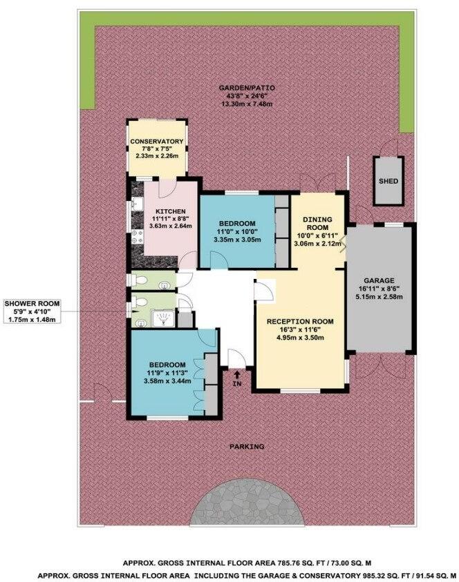 Elms Road, Harrow Weald, Stanmore, HA3 floorplan