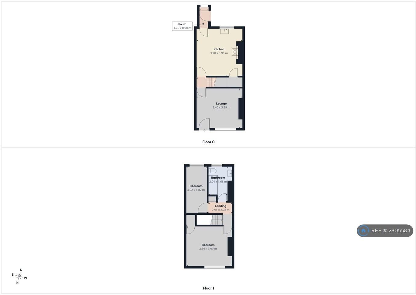 Hugh St, Castleford, WF10 floorplan