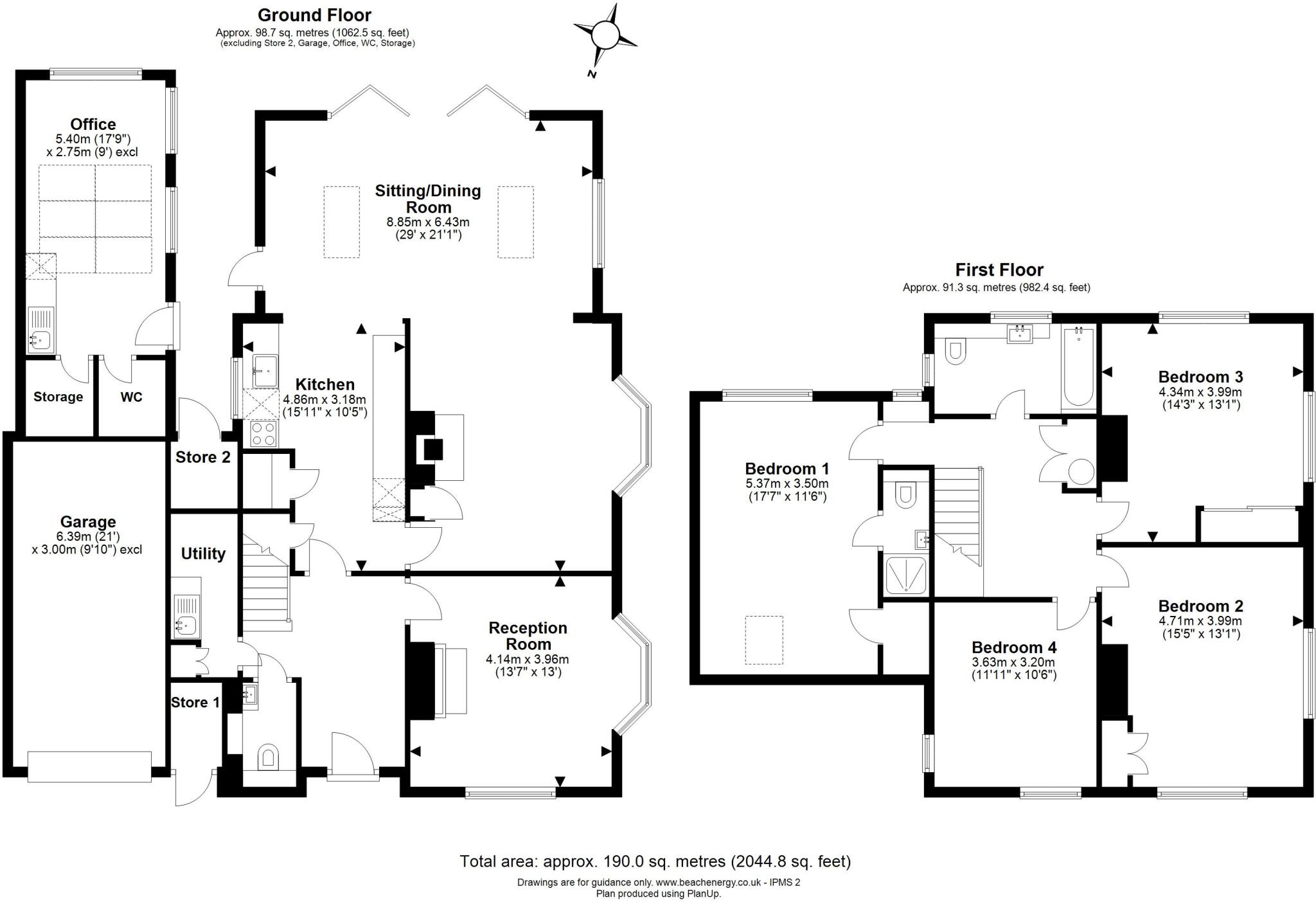 Bishops Road, Cambridge floorplan