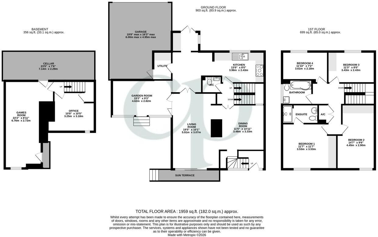 Park Hill, Ampthill, Bedfordshire, MK45 floorplan