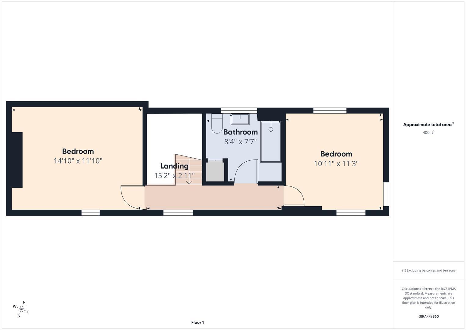 Kew Gardens, Whitley Bay floorplan