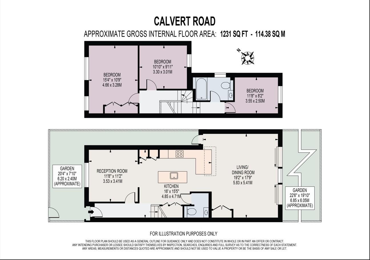 Calvert Road, London, SE10 floorplan
