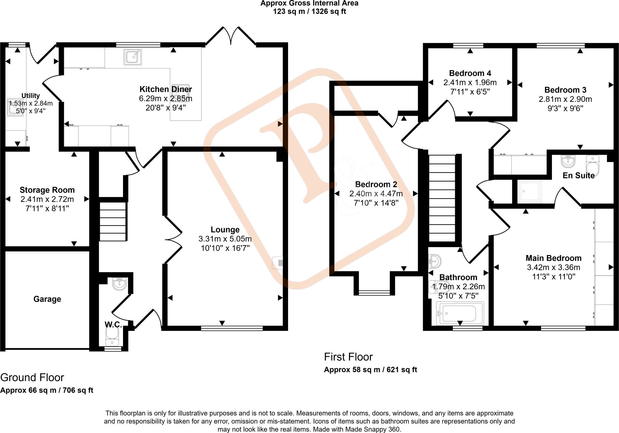 Hurrell Down, Highwoods, Colchester, Essex, CO4 floorplan