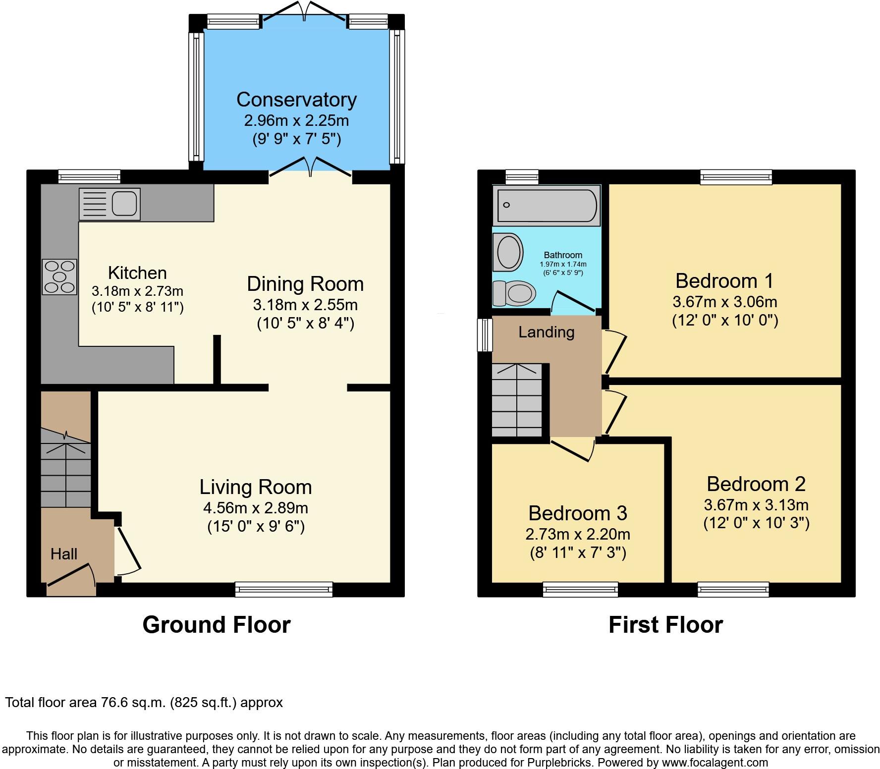 Pinders Garth, Knottingley, WF11 floorplan
