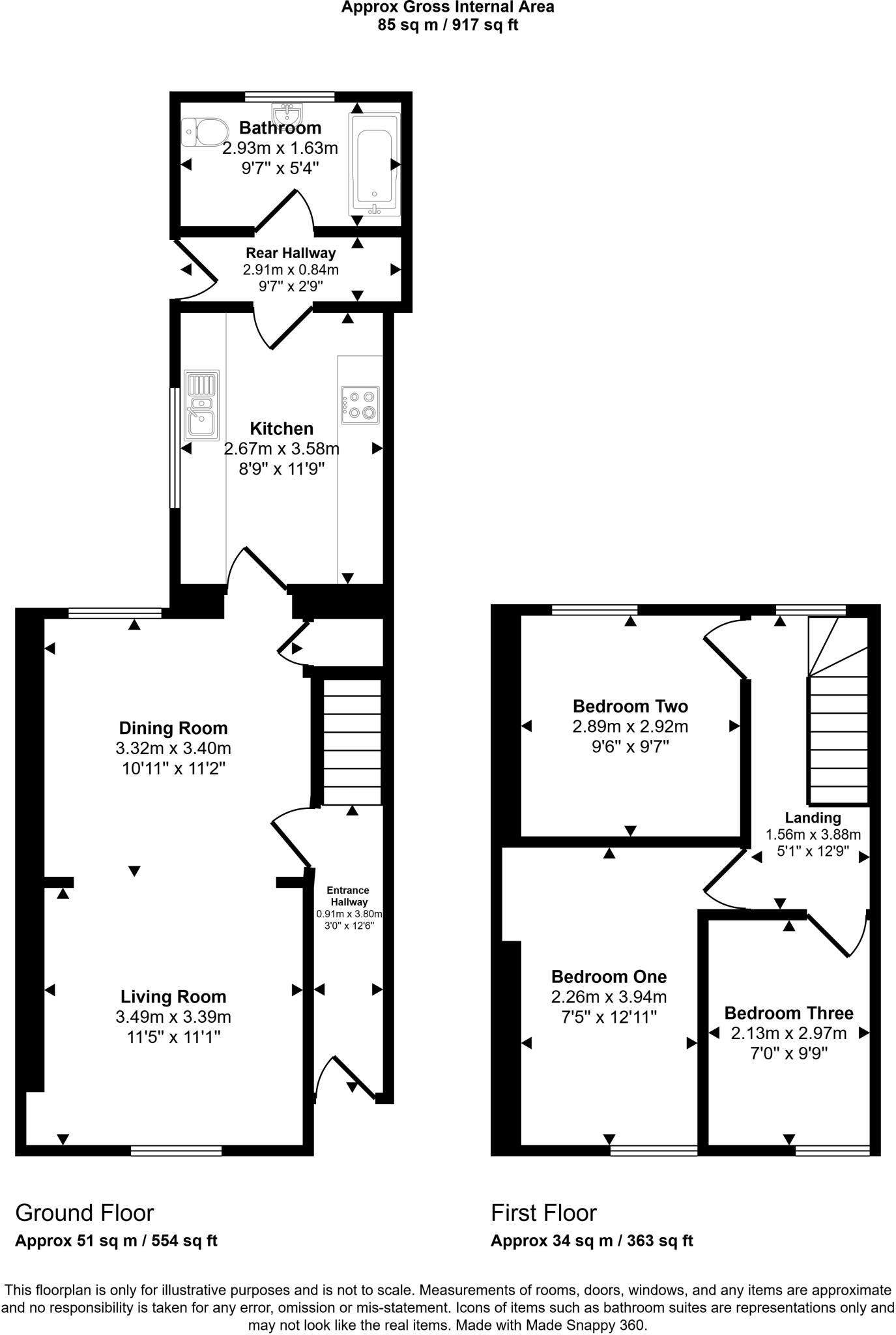 Coedpenmaen Road, Trallwn, Pontypridd floorplan