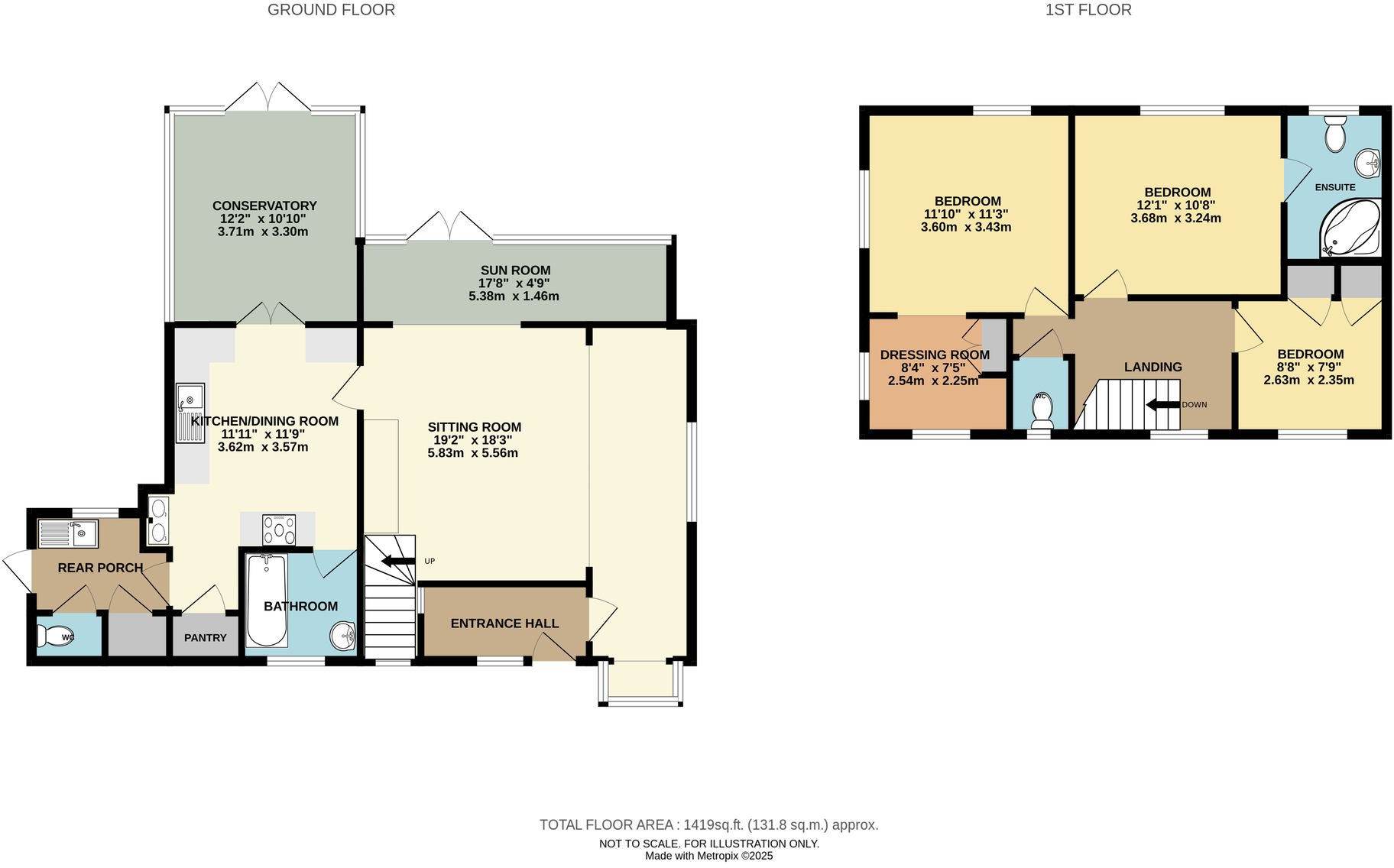 Green Lane, Albrighton, WV7 floorplan