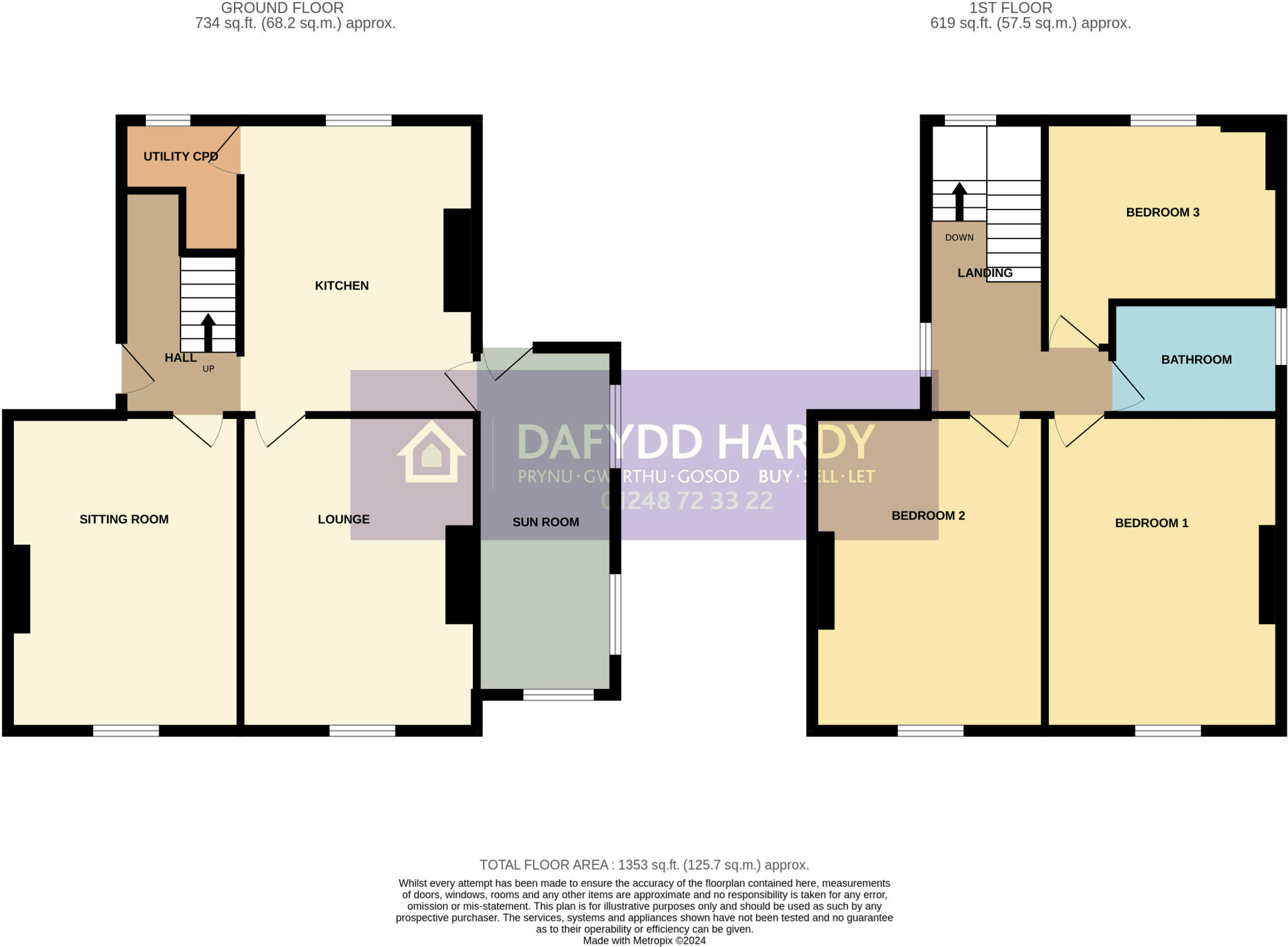 Fachwen, Caernarfon, Gwynedd, LL55 floorplan