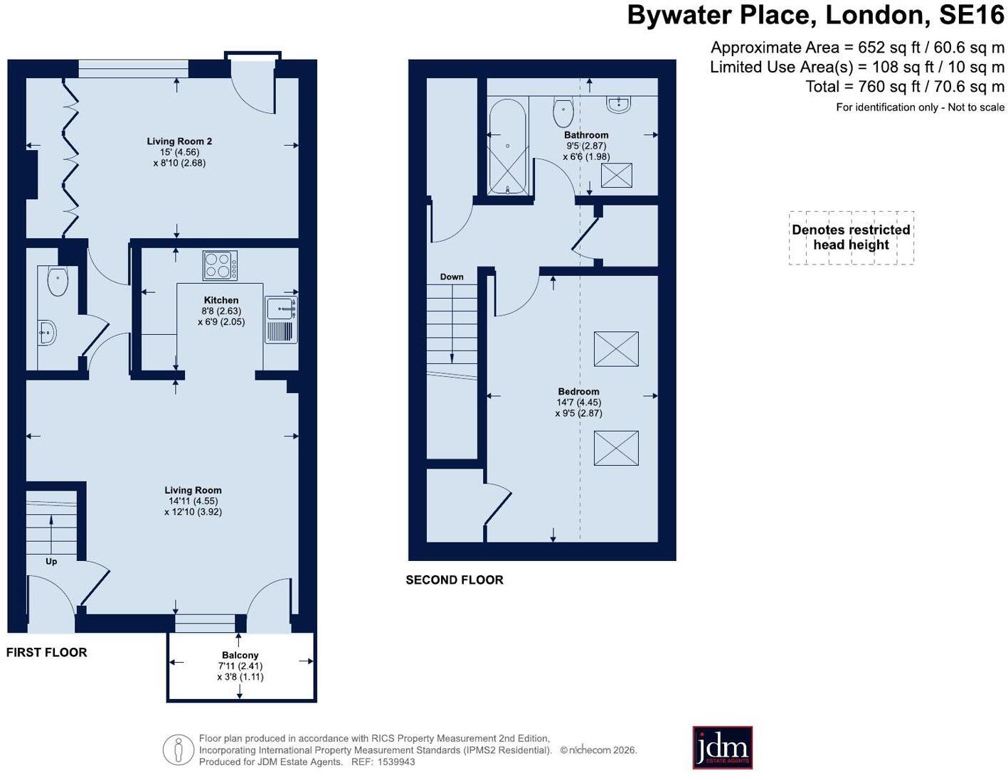 Bywater Place, London, SE16 floorplan