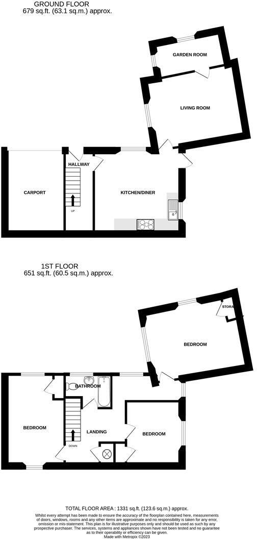 Little Treveddon, Ruan Minor, Helston floorplan
