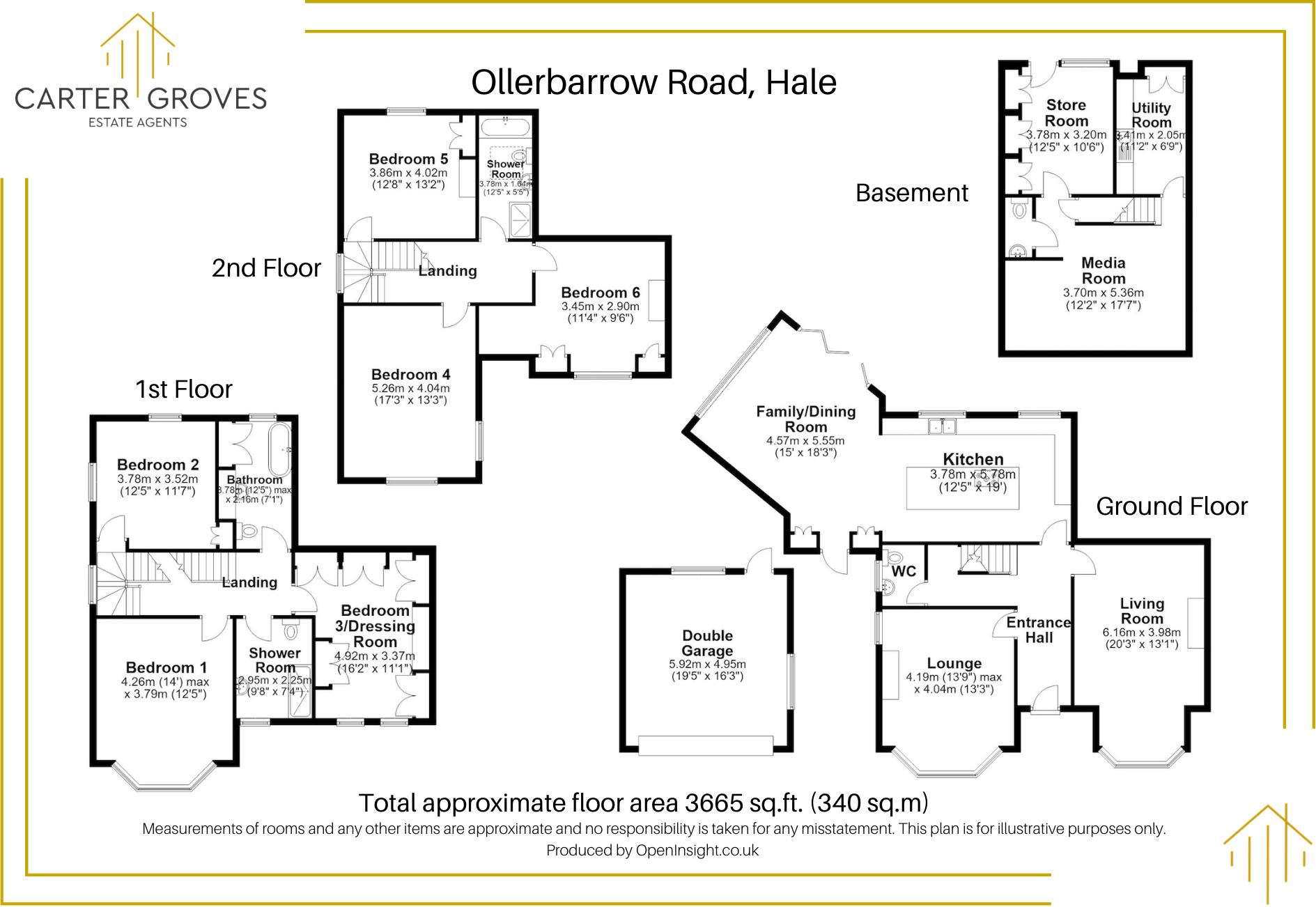 Ollerbarrow Road, Hale, Altrincham, Greater Manchester, WA15 floorplan
