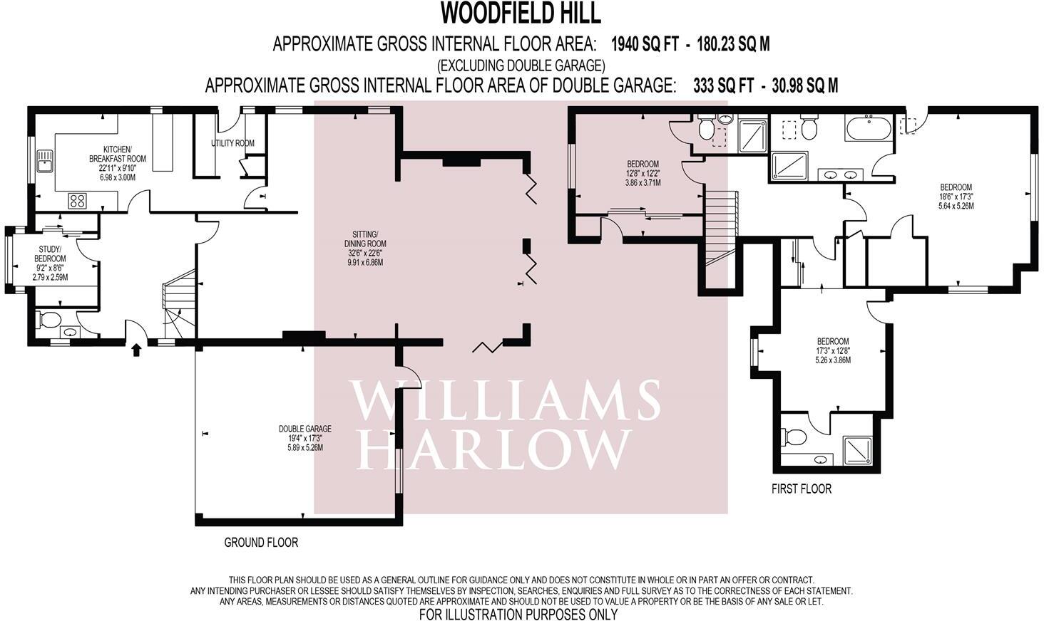Woodfield Hill, Chipstead floorplan