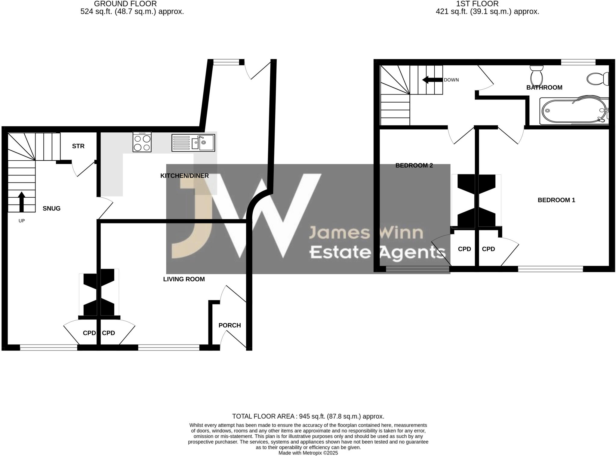 Church View, Brompton, Northallerton, North Yorkshire, DL6 floorplan