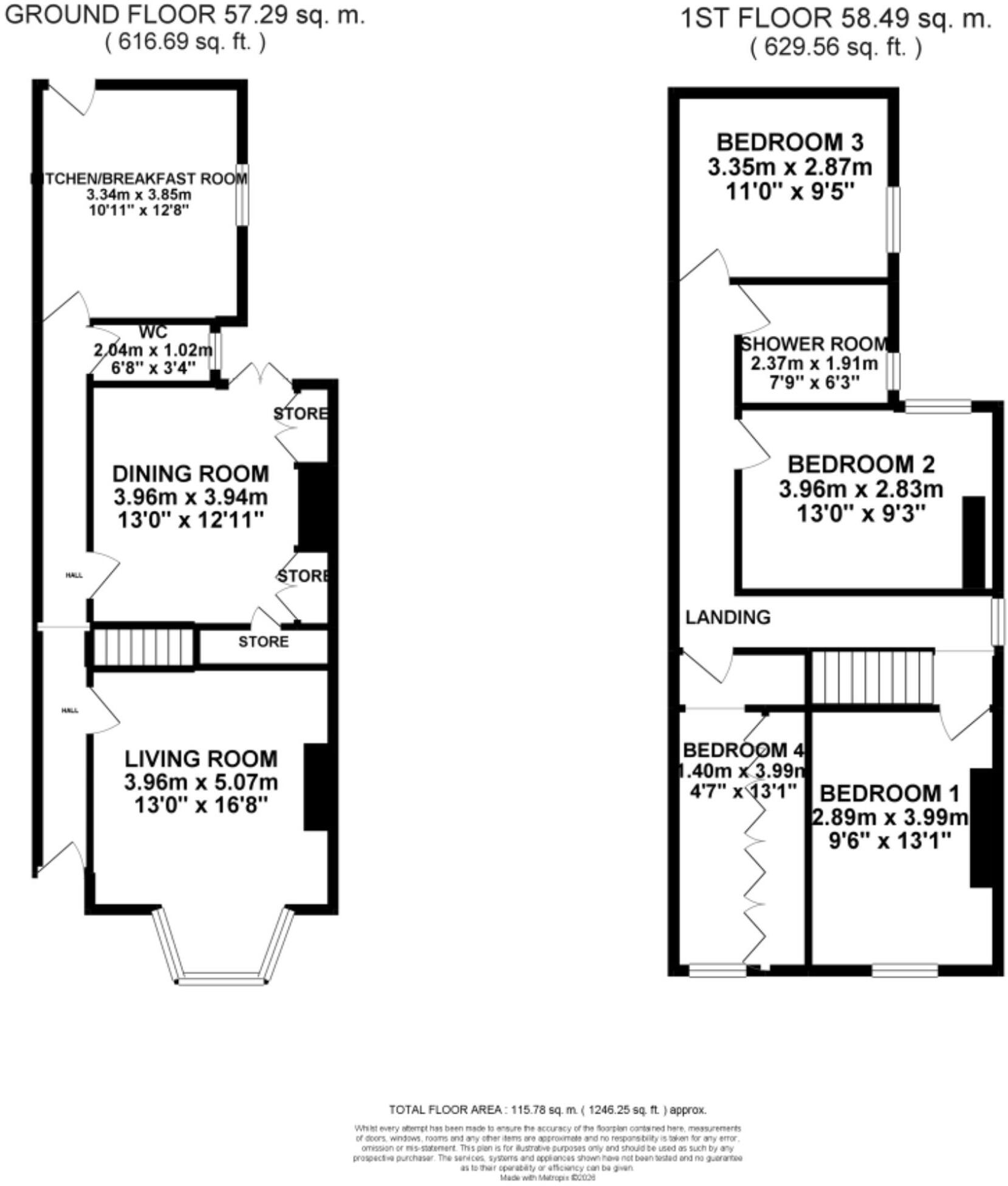 Haydon Street, Stoke-On-Trent, ST4 floorplan