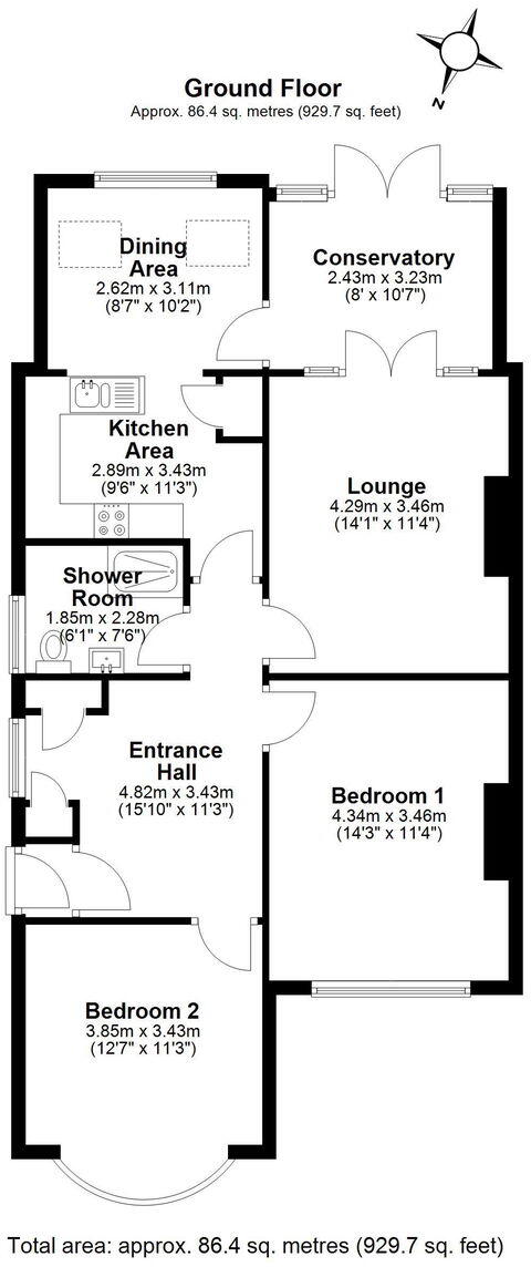 Denver Road, Dartford, DA1 3JS floorplan