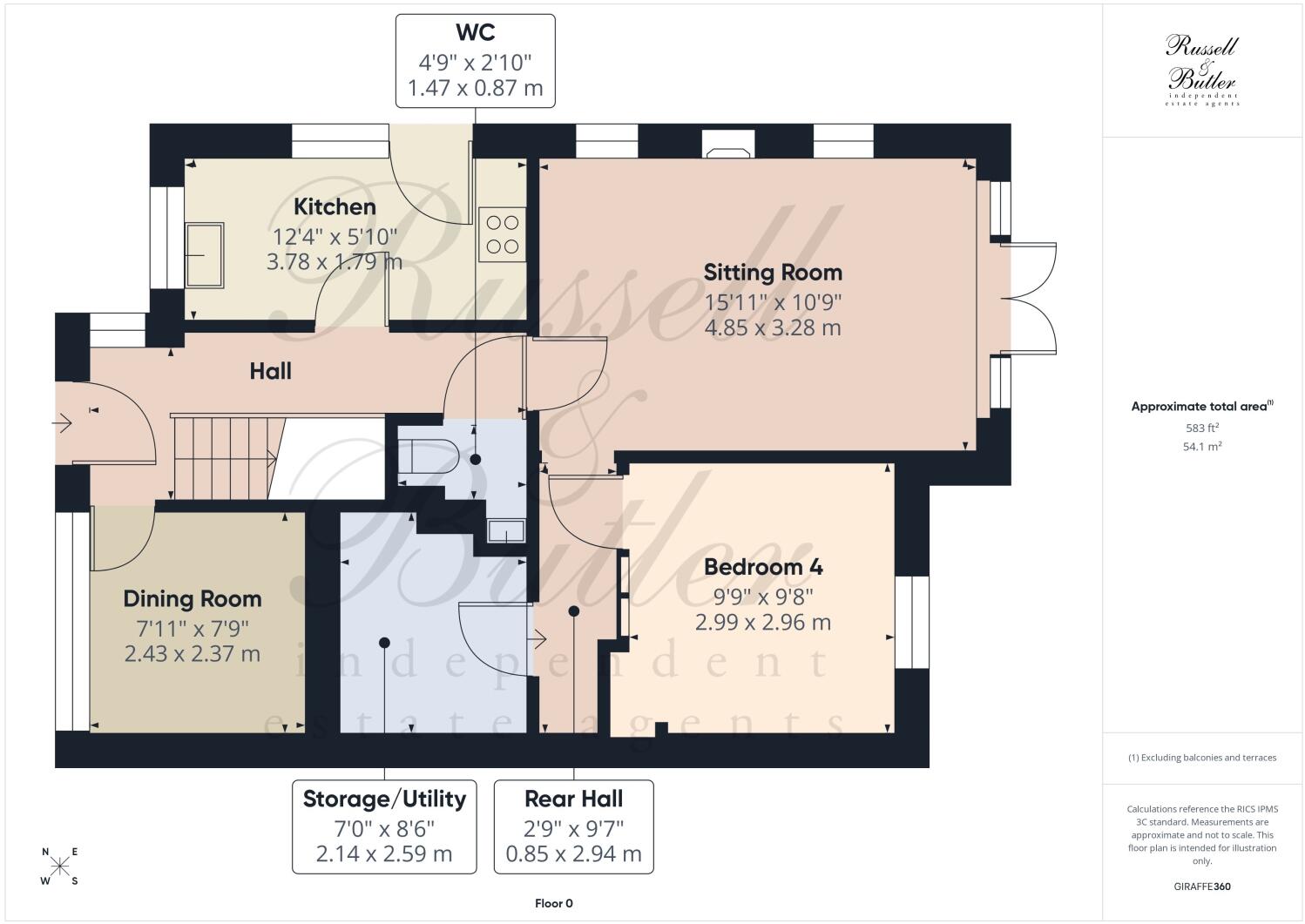 Buckingham Road, Steeple Claydon, Buckingham, MK18 2QB floorplan