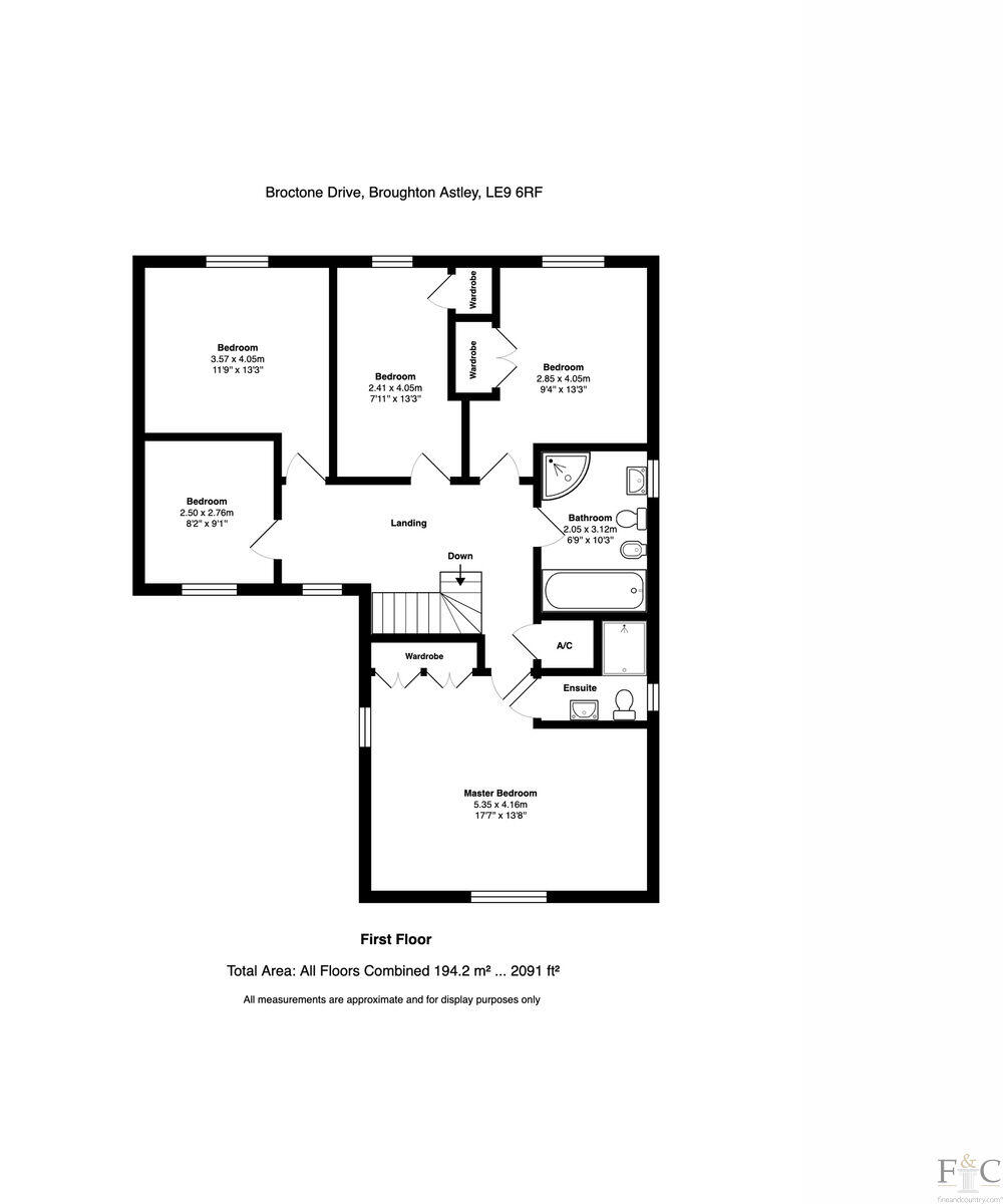 Broctone Drive, Broughton Astley, LE9 floorplan