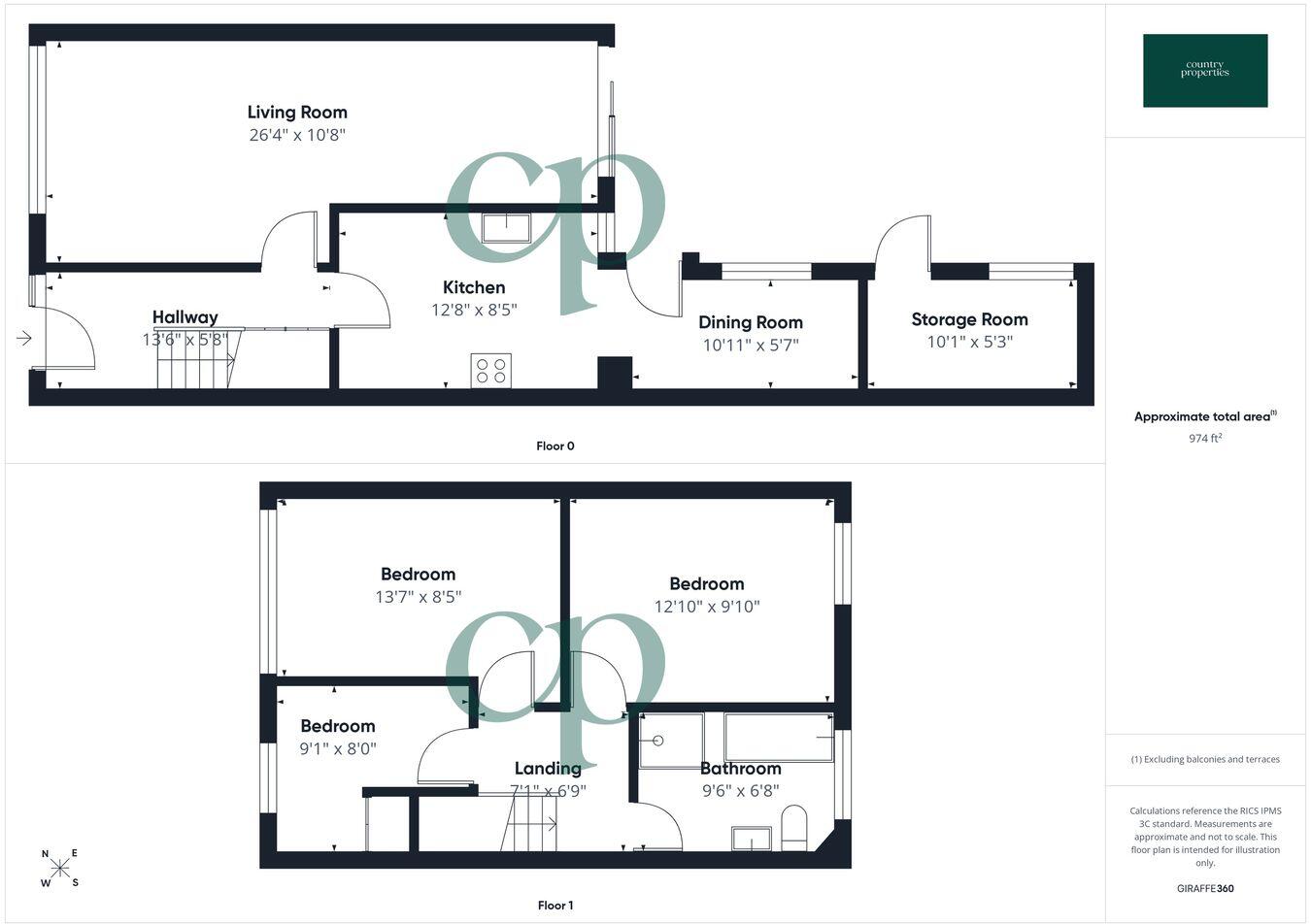 Thurnall Close, Baldock, SG7 floorplan