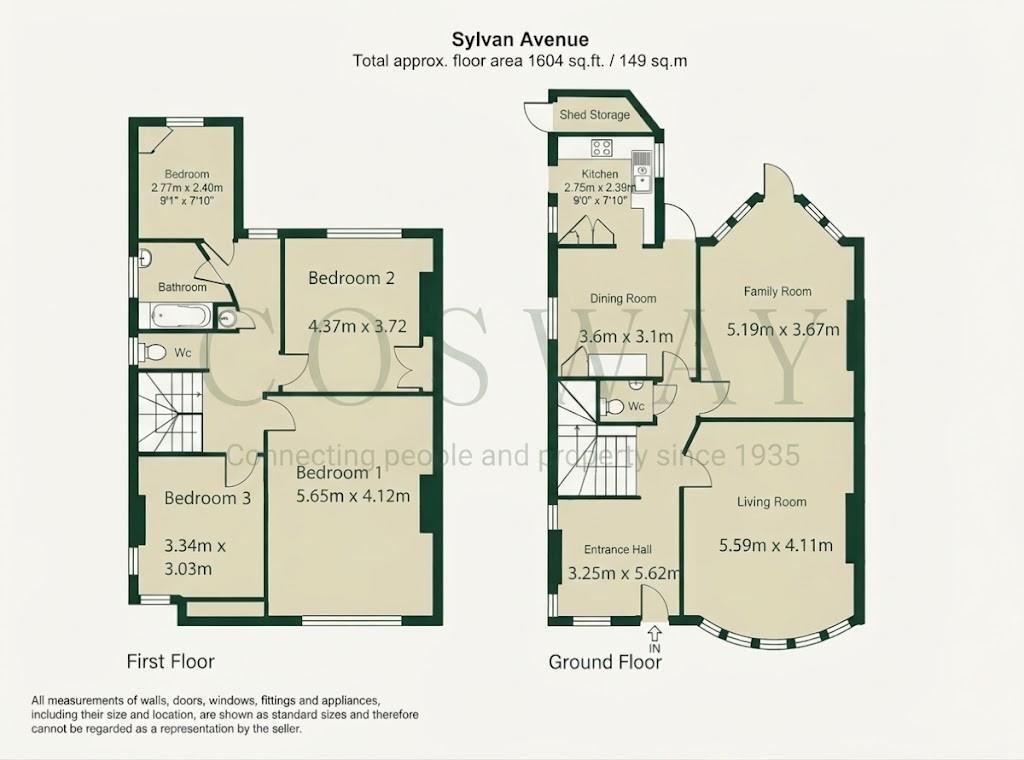 Sylvan Avenue, Mill Hill, NW7 floorplan